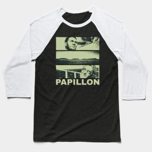 Papillon 1973 Film Baseball T-Shirt